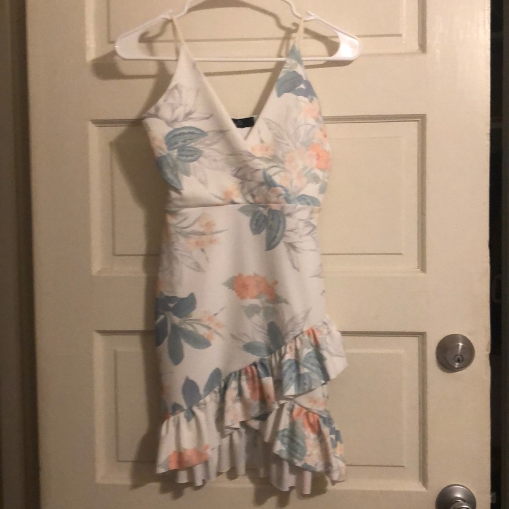 Missguided Ruffle Hem Dress